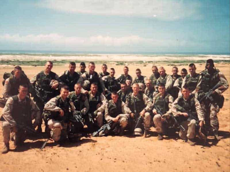 Members of the TF Ranger in 1993; before the battle of Mogadishu. 